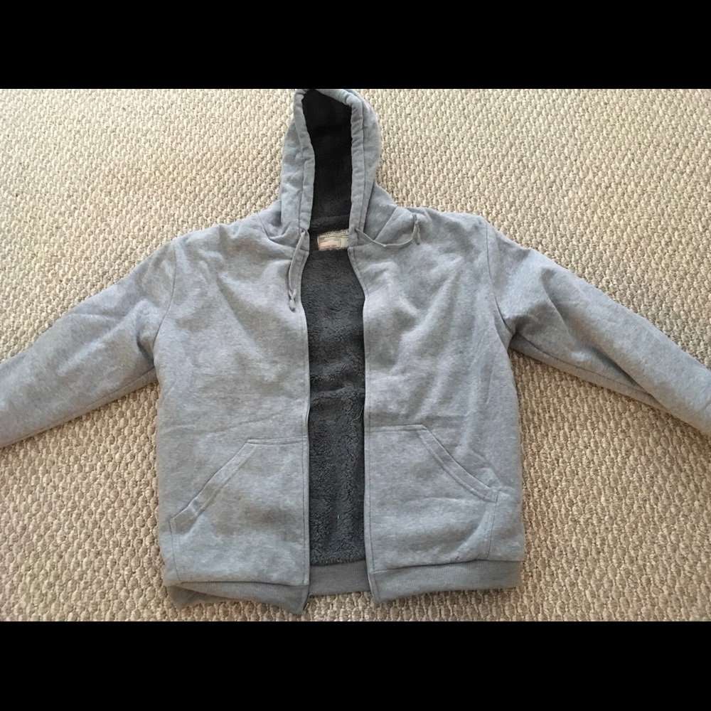 Fleece lined hoodie